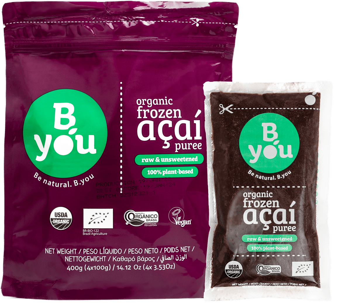 organic acai puree